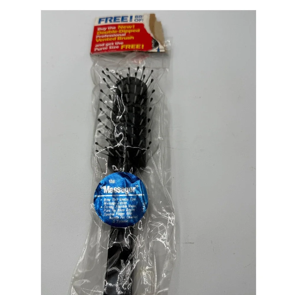 Vintage Sekine's Massager Hair Brush Vented Blow Drying New in package Old Stock